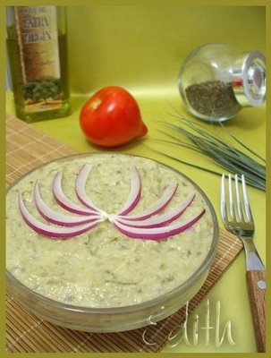Salata de vinete cu carne de vita (dupa 6 luni)